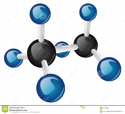 Molécula de etano