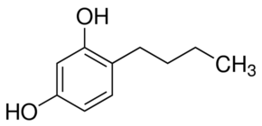 Composición química del 4-butilresorcinol